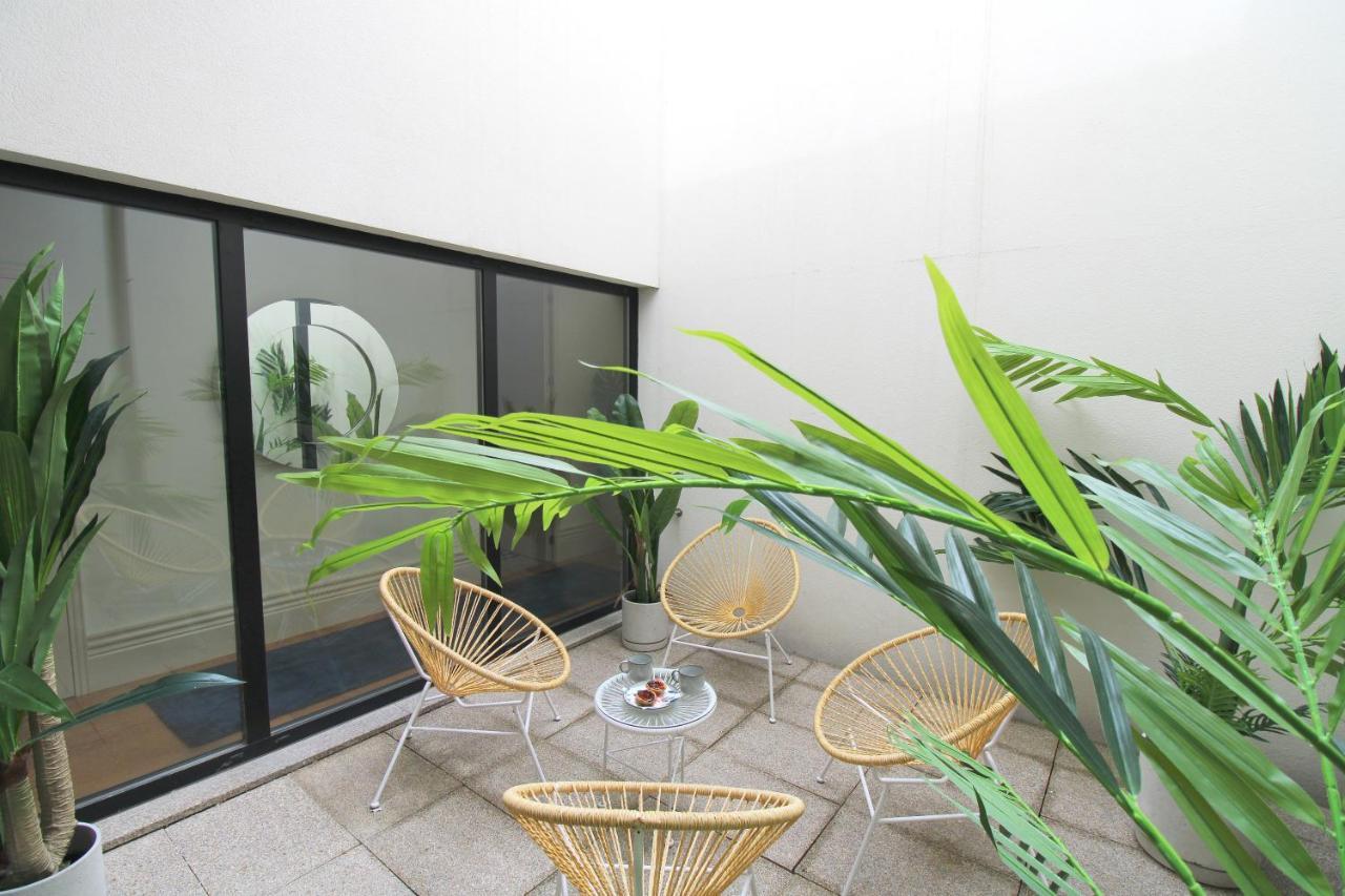 Ferienwohnung Porto Unique Downtown Garden Exterior foto