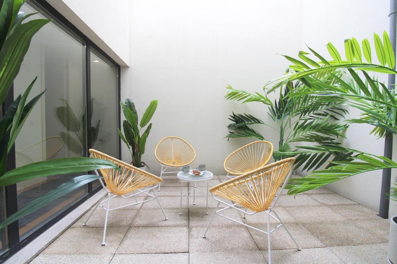 Ferienwohnung Porto Unique Downtown Garden Exterior foto